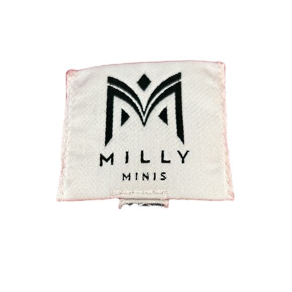 Milly Dress Women’s Size S Mini Off Shoulder Ruffle Sleeve Back Zipper Red - Picture 4 of 4